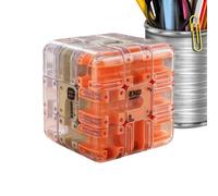 Cubo Labirinto 3D Con Palla | Giocattolo Educativo Anti Stress - Giocattolo Rompicapo Cubo Magico - Per Casa Viaggio Scuola Auto Sala Giochi Bambini Famiglia Attività Gruppo Compleanno Festività
