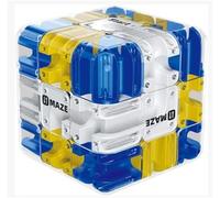 Cubo Labirinto 3D Con Palline Rotolanti, Gioco Labirinto Logico 3x3 Con Palline Rotanti, Puzzle 3D Educativo Antistress, Messa A Fuoco E Risoluzione Dei Problemi(B)