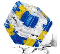Cubo labirinto 3D con sfere rotanti, grande labirinto 3D in ABS da 8,5 cm, gioco di cubi puzzle
