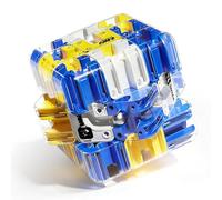 Cubo labirinto 3D, cubo labirinto in marmo 3D, cubo a rotolamento, puzzle cubo labirinto, gioco di puzzle logico educativo sensoriale, giocattolo regalo per bambini dai 3 anni in su, bambini e adulti