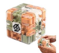 Cubo labirinto 3D,Gioco Labirinto,Giocattolo Interattivo 3D Educativo,Cubo Labirinto, per Famiglia Viaggio Feste Riunioni Sociali Celebrazioni e Attività,Educazione attraverso l'intrattenimento