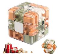 Cubo labirinto 3D labirinto - Giocattolo coinvolgente per lo sviluppo logico, gioco di sfida mentale per bambini e adulti