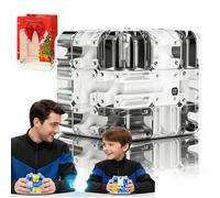 Cubo labirinto 3D puzzle labirinto 2026, cubo labirinto 3D con palla colorata abbinata, giocattolo coinvolgente rompicapo, puzzle 3D MazeGames, gioco educativo di messa a fuoco regalo per riunioni di