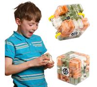 Cubo Labirinto 3D Puzzle - Palla Magica Cube Labirinto 3D, Gioco Intelligente Stimolante per Ridurre lo Stress e Sviluppare le Capacità Mentali, Cubo Labirinto 3D per Adulti e Ragazzi