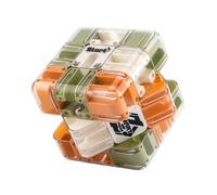 Cubo Labirinto 3D, Puzzle Rompicapo Gioco Di Corse, Giocattoli Sensoriali Educativi Adatti A Bambini E Adulti For Migliorare L'Allenamento Mentale(Colorful)