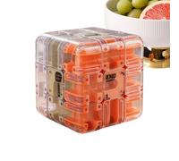 Cubo Labirinto Con Palline 3D - Giocattolo Per L'apprendimento Precoce Da 7,2 Cm, Gioco Cerebrale Per Bambini, Casa, Viaggi, Feste, Aula, Giochi Di Macchine, Compleanno, Regalo Educativo