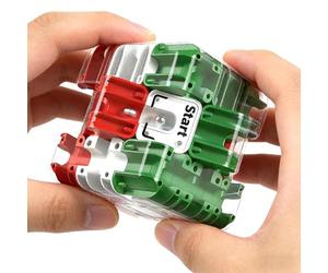 Cubo Labirinto | Gioco di Abilità Mentale Avvincente - Grande Labirinto Tridimensionale a Cubo - Per Famiglia, Adulti e Adolescenti, per Natale e Compleanno, per Migliorare il Riconoscimento Spaziale