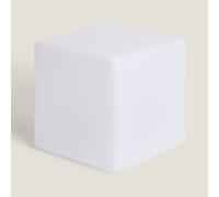 Cubo LED RGBW 30cm con Batteria Ricaricabile Solare + USB
