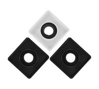 Cubo Logo Set Microfono Quadrato per Interviste Abs 3 Pezzi
