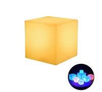 Cubo luminoso incandescente dello sgabello LED del quadrato del cubo per la sedia di Seat ricaricabile