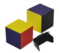 Cubo Magico appiattito, cubo Magico, Divertente cubo Vision Magic Tricks, Trucchi di Scherzo, Oggetti di Scena, Strumenti di magia per Adulti