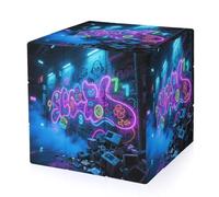 Cubo magico da parete elettronico graffiti,L'originale cubo 3x3,Speed Cube Problem-Solving Brain Teaser,Giocattolo puzzle sensoriale facile da girare,Forma di sollievo dallo stress sensoriale