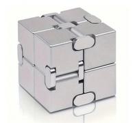 Cubo magico dell'infinito - Potenzia le abilità cognitive e la risoluzione dei problemi - Giocattolo puzzle divertente 110G-Silvery,110G-BlackABS