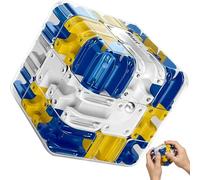 Cubo Magico Labirinto 3D, Puzzle con Sfere di Labirinto, Cubo Magico 3x3, Giocattolo Educativo Interattivo con Sfere di Labirinto, Regalo per Feste di Classe e Compleanni (Blu)