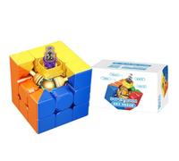 Cubo magico magnetico, MOYU RS3M 2020 3x3 Cubo di Velocità Magnetica Versione Magico Cubo Puzzle Elasticità Regolabile per Girare Senza Intoppi Cubo Veloce Giocattoli (Super-3)