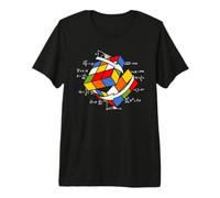 Cubo Magico Rubik Cube Magic Cubo Retro Rubi Vintage Nerd Maglietta Premium