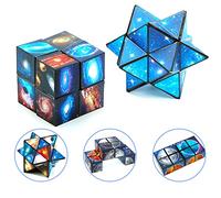 Cubo Magico Stella 2 in 1, Puzzle Universo 3D, di Decompressione Creativo per Bambini e Adulti