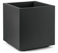 Veca Vaso fioriera QUADRATO CUBO MATHERIA in plastica CON RUOTE 30CM colo ANTRACITE AMDGarden
