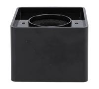 Cubo Microfono Stand Professional Square Microfono Squadra Secure Intervista Mic Flag Logo per le riunioni di trasmissione Materiale spugnoso ABS Durevole