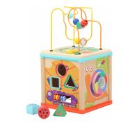Cubo motorico in legno Garden small foot