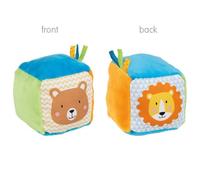 Cubo motorico in tessuto Orso/Leone Goki