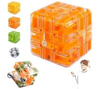Cubo Puzzle 3d Labirinto, Magico Labirinto - Giocattolo Educativo Antistress, Labirinti, Palline, Cubi Di Intelligenza, Giocattoli Anti-educazione, Divertenti Per La Coordinazione(#E)