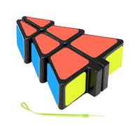Cubo puzzle, pendente cubo - Giocattolo creativo con ciondolo puzzle ultra-liscio a forma di albero di Natale | Portachiavi decorazione albero di Natale Puzzle velocità di