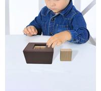 Cubo rompicapo in legno, puzzle per sviluppare abilità logiche e immaginative,