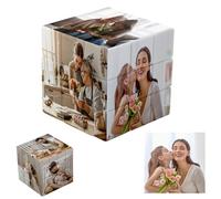 Cubo Rubik Personalizzato Con Foto Rotante 3D Con 6 Immagini, Per Bambini Padre Madre Fidanzata Fidanzato