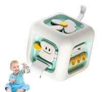 Cubo Sensoriale Occupato | Gioco Educativo Di Abilità Motorie Fine Da Viaggio | Cubo Di Attività Con Bordo Da Viaggio | Per Bambini E Ragazze, Compleanno, Vacanze, Feste, Viaggi In Aereo E Aul