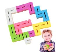 Cubo Serpente per Bambini - Giocattoli Educativi Portatili - Mini Giocattoli Puzzle A Torsione,per Casa Viaggio Scuola Aula Gita in Auto Sala Giochi Ragazzi Ragazze Homeschooling Serate di Gioco Campo