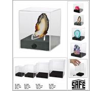 Cubo Vetrina Minerali Presentazione Acrilico 80x80 Altezza 100Mm SAFE 5286