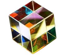 Cubo vetro ottico in in varie dimensioni 30mm 40mm 50mm Progettato per laboratori fisica e arti visive Strumenti didattici fisica ottica