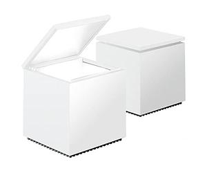 Cuboluce Classic Bianco Lucido Lampada E14LED ad emissione indiretta Flusso Luminoso 206lumen Temperatura di Colore Bianco Caldo 2700K