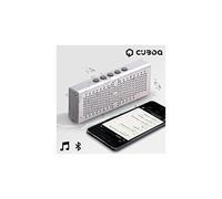 CuboQ ig111627 - Altoparlante con Bluetooth, colore: argento