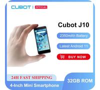Cubot J10, mini smartphone android 11, cellulari in offerta con 4" Schermo, telefoni cellulari, 32 GB(128GB Espandibile), 3G Dual SIM, Face ID, 2350mAh Batteria, mini phone,telephone smartphone