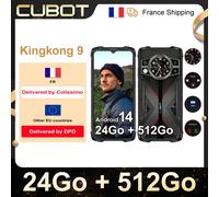 Cubot Kingkong 9 robusto Smartphone-24Go + 512go-10600mAh (33W)-100MP-Doppio schermo "+ 1,32" - NFC GPS Dual SIM 4G Black