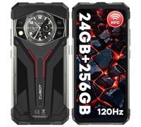 CUBOT Kingkong AX Rugged Smartphone Octa-core,24GB+256GB/1TB,5100mAh/33W,120Hz & 6.58” FHD Telefono Indistruttibile Android 14,100MP+32MP Fotocamera,1.32" Schermo,IP68&69/4G Dual SIM/NFC/OTG/GPS