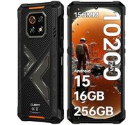 CUBOT Kingkong ES 3 Rugged Smartphone Android 15, 10200mAh/33W Batteria, 16GB+256GB/1TB Telefono Indistruttibile, 6.74'' Cellulare da Lavoro, 48MP+16MP, 4G Dual SIM/NFC/IP68/IP69K/Face ID/GPS/15.3mm