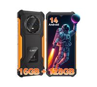 Cubot KingKong ES Smartphone Android robusto ultrasottile, 16 GB di RAM (6 GB + 10 GB), 128 GB di ROM, schermo da 6,56" 90 Hz, fotocamera da 48 MP, telefono 4G Black