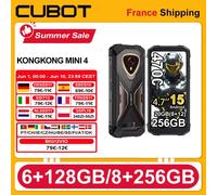 Cubot KingKong Mini 4 Smartphone Robusto Android 15, Display da 4,7 Pollici, 90Hz, 4700mAh, 6GB+128GB, 8GB+256GB NFC, Fotocamera 48MP, Luce da Campeggio