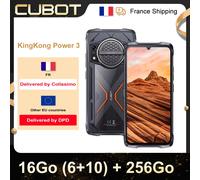 Cubot KingKong Power 3, Smartphone Robusto, Altoparlante da 123 dB, Helio G99, Schermo da 6,72" a 120 Hz, 16 GB (6+10) 256 GB, 10200 mAh Android 14 Black
