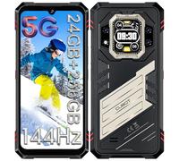 CUBOT Kingkong Star2 - Smartphone resistente 5G MTK 8200, 24 GB +256 GB, Android 14,100 MP+32 MP, fotocamera da 6,72" FHD+ 144 Hz, mobile rugerizzato, 5100 mAh/33 W, 1,85" Mini schermo, IP68/Dual SIM