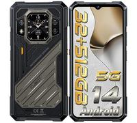 CUBOT Kingkong X 512GB Rugged Smartphone 5G, 32GB+512GB/1TB Telefono Indistruttibile Android 14, 10200mAh/33W Cellulare Antiurto, 2.4K 6.58” FHD+, 100MP, Doppio Schermo/5G Dual SIM/IP68/NFC