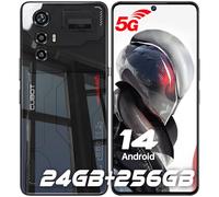 CUBOT MAX 5 Smartphone 5G (2024) - 24GB+256GB Telefono Android 14, 144Hz 6.95" FHD+ Cellulare, 100MP Telefoni Cellulari, 5100mAh/33W, Dual SIM 5G/Raffreddamento/Face ID/Fingerprint/NFC/WIFI 6 (Nero)
