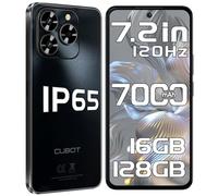 CUBOT Note 60 Smartphone Android 15, 7.2" 120Hz Telefono Cellulare, 7000mAh, 16GB+128GB/1TB Cellulari e Smartphone, IP65 Protezione, 48MP Telefoni, 4G Dual SIM/NFC/Face ID/OTG/GPS/Doppio Altoparlante
