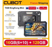 Cubot Tab KingKong Mini Android 15 Tablet robusto 16GB(6+10) 128GB 10200mAh 8.68 ''90Hz Schermo Luce da campeggio 48MP Fotocamera GPS Pad