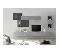 Cubotto 1 anta Grigio Lucido