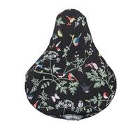 CUBRE SILLIN Basil Wanderlust Impermeable Negro/PAJAROS