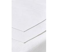 Cubrecolchón Meyco Baby Molton para cuna, 2 piezas (protector de colchón de algodón 100% con capa intermedia de PU, suave y cómodo, impermeable y transpirable, tamaño: 50 x 90 cm), Blanco
